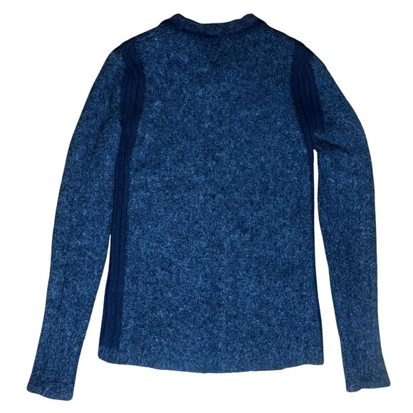 See by Chloé Mohair Wool Blend Sweater Size 4 Grey Luxury Knit Cozy Designer - Picture 4 of 10